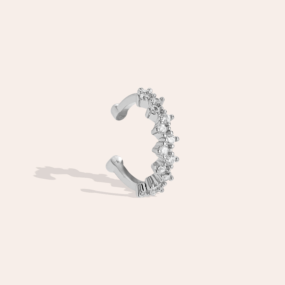 1.4cm Nice Mini Diamonds Vergoldete Ear-Cuffs