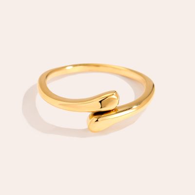 Tiny Drops Edelstahl Ring