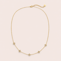 Tiny Lucky Flower Edelstahl Kette