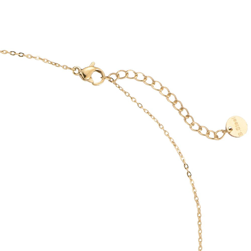 Tiny Lucky Flower Edelstahl Kette