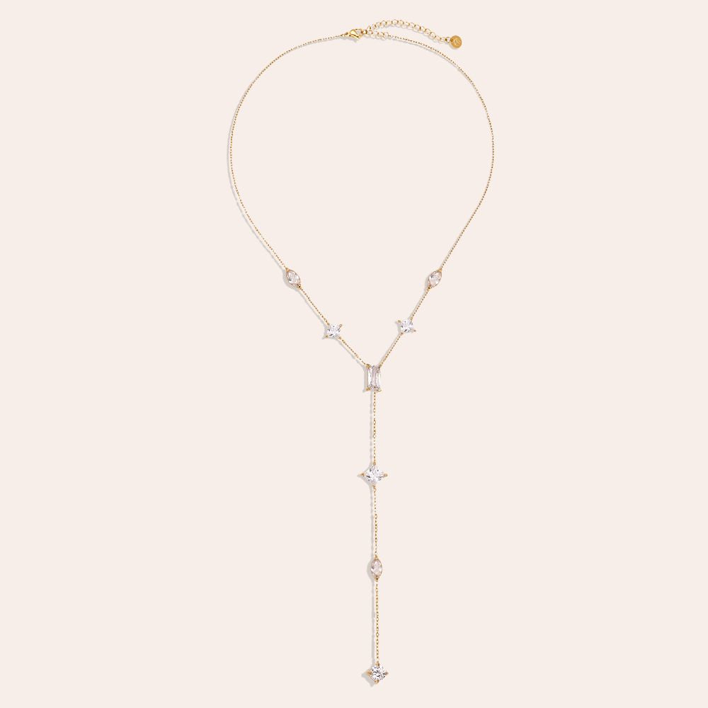 39cm Pro Cube Diamond Edelstahl Halskette